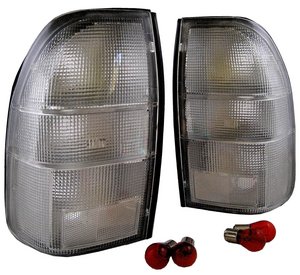 Clear Rear Lights + Side repeaters for Mitsubishi L200 Preview